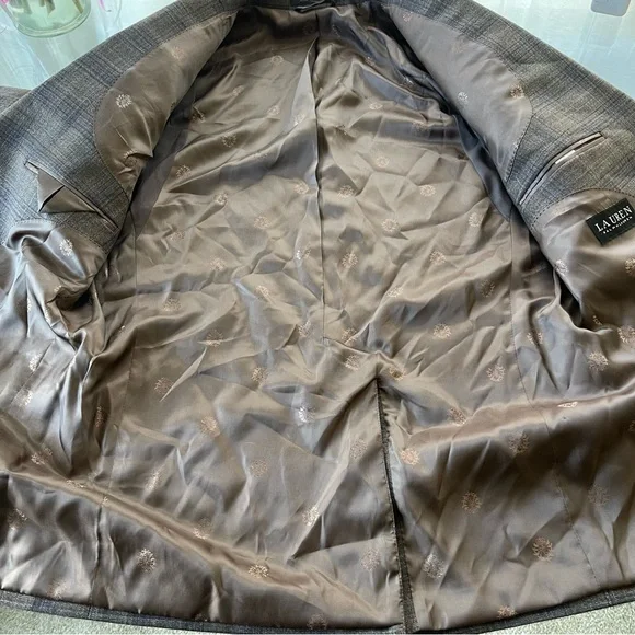 Lauren Ralph Lauren Black Label Men's Brown Blue Plaid Sports‎ Coat Size 40R - Picture 7 of 10